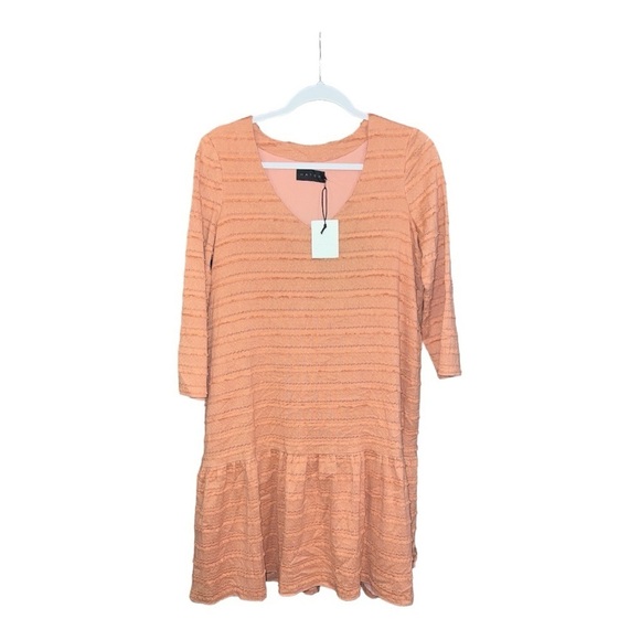 Hatch The Layla Fringe Maternity Dress NWT In Clay Size 1 (Small) XY1 - Picture 2 of 6